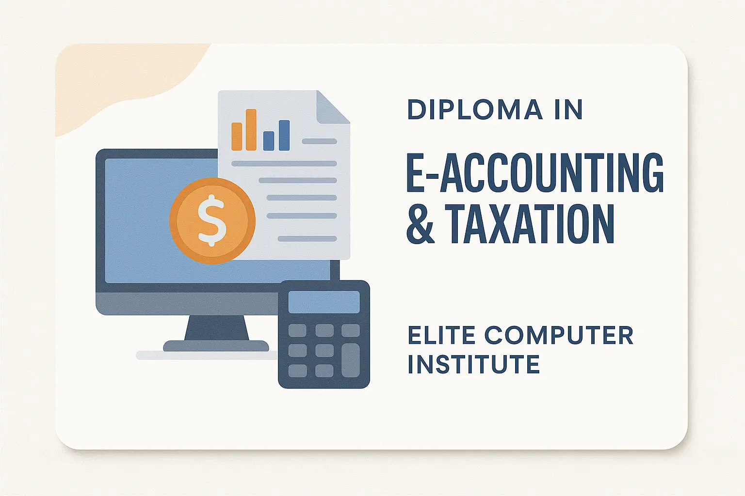 Diploma in E-Accounting and Taxation with Tally and GST in Delhi Diploma in E-Accounting and Taxation with Tally and GST in Delhi